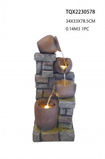 decorative waterfall water fountain