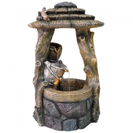 solar fountain,outdoor fountain,wishing well fountain