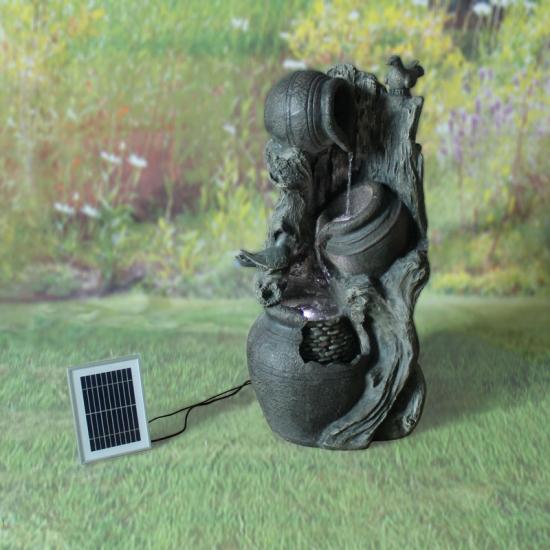 solar fountain,outdoor fountain,animal fountain